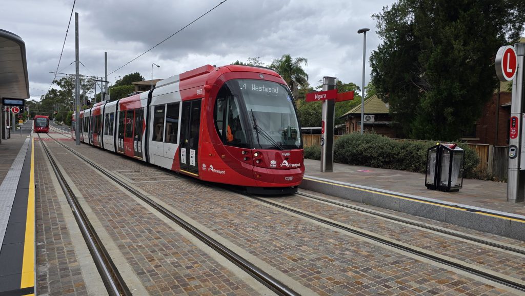 Light Rail at Ngara Station